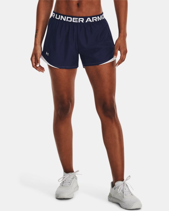 Women's UA Play Up 2.0 Shorts, Navy, pdpMainDesktop image number 0